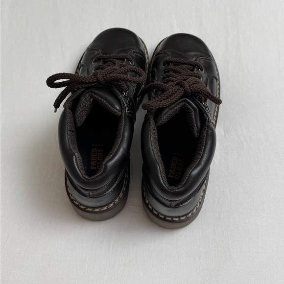 Vintage Y2K 90’s Faded Glory Brown Chunky Ankle Boots Size 10 Granola Girl Retro - Picture 13 of 16